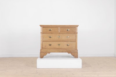 Lot 79 - A pale oak chest of drawers
