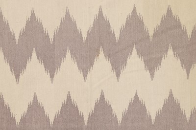 Lot 58 - A modernist flat-weave wool carpet