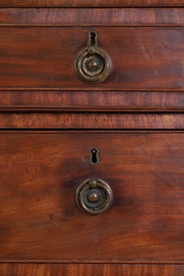 Lot 13 - A Regency mahogany dressing chest