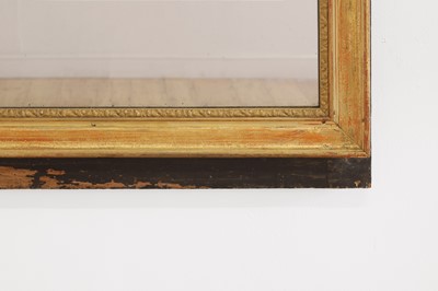 Lot 42 - A giltwood pier mirror