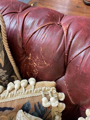 Lot 52 - A late Victorian chesterfield sofa