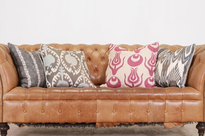 Lot 51 - Seven patterned fabric cushions