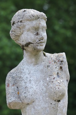 Lot 103 - A composition stone figure after the antique