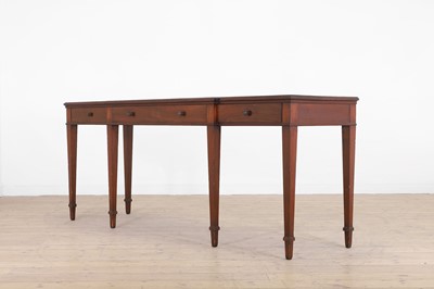 Lot 70 - A George III-style mahogany serving table by Howard & Sons