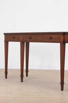 Lot 70 - A George III-style mahogany serving table by Howard & Sons