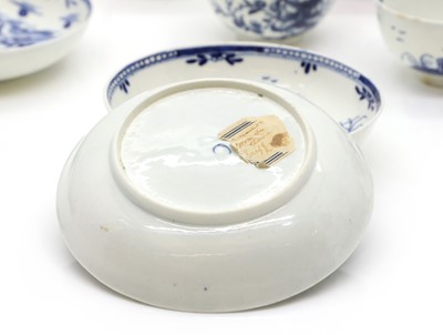 Lot 124 - A group of English porcelain teawares