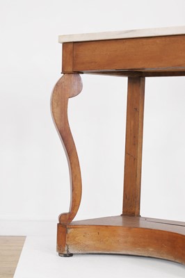 Lot 39 - A provincial cherrywood side table