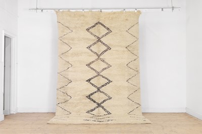 Lot 14 - A Berber wool rug
