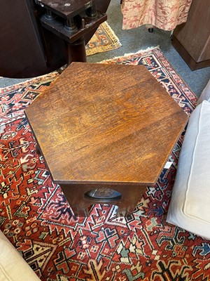 Lot 25 - An Arts and Crafts oak occasional table