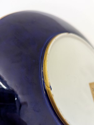 Lot 215 - A Royal Worcester porcelain 'Limoges enamel' cabinet plate