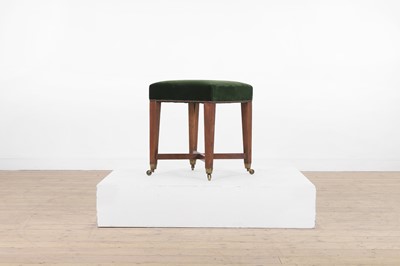 Lot 41 - A George III-style mahogany stool