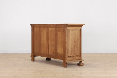 Lot 1 - A baroque-style stripped oak commode