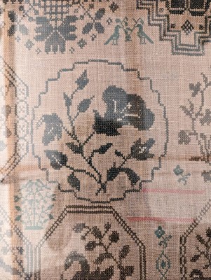 Lot 294 - A needlework sampler
