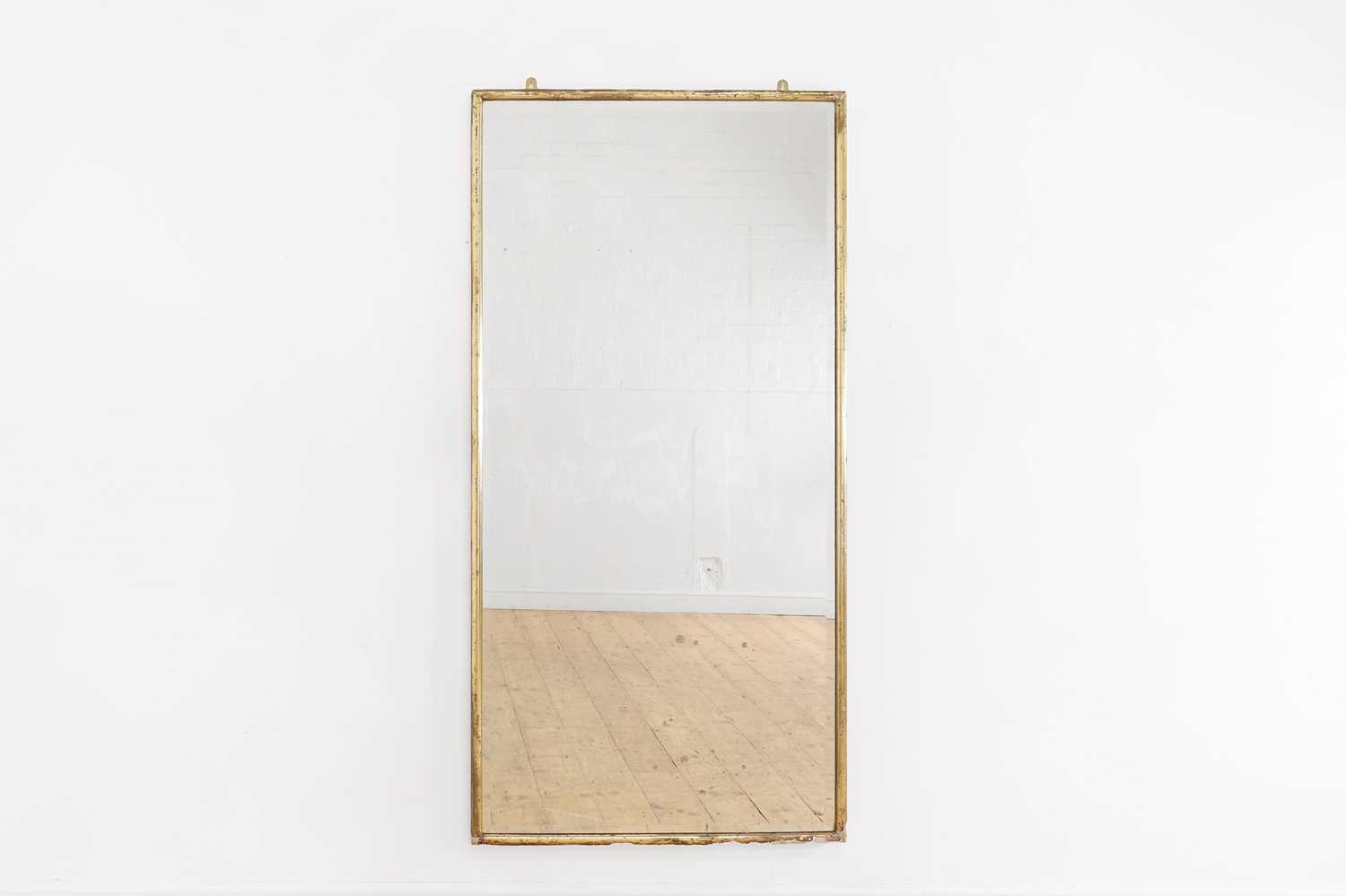 Lot 72 - A giltwood pier mirror