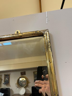 Lot 72 - A giltwood pier mirror