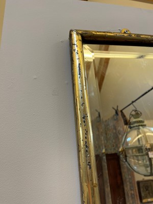 Lot 72 - A giltwood pier mirror