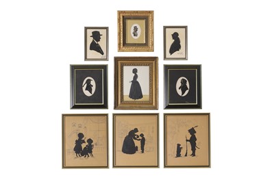 Lot 663 - A group of twenty-six George III and later silhouettes