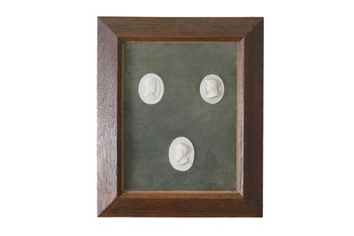 Lot 255 - A group of six framed cameo displays