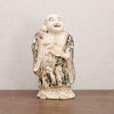 Lot 205 - A Japanese Satsuma ware figure