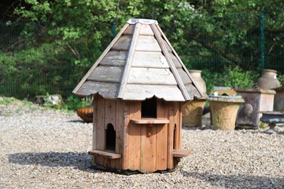 Lot 574 - A large wood dovecote