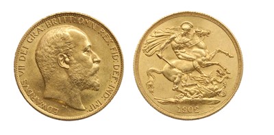 Lot 40 - Coins, Great Britain, Edward VII (1901-1910)