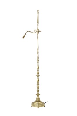 Lot 341 - A gilt metal standard lamp