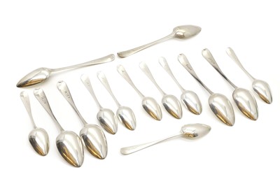 Lot 80 - A group of four Scottish silver tablespoons