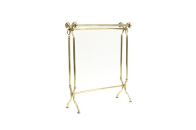 Lot 544 - A gilt metal towel rail