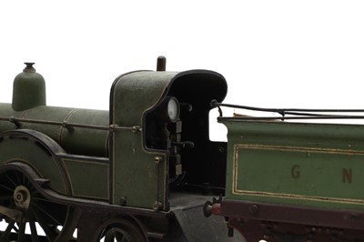 Lot 334 - A 4-2-2 live steam GNR (Great Northern Railway) locomotive and tender