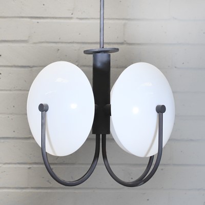 Lot 328 - An American 'Aperture 4' ceiling light