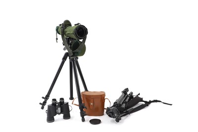 Lot 306 - A Kowa Prominar TSM-4 Scope with carrying case, and tripod