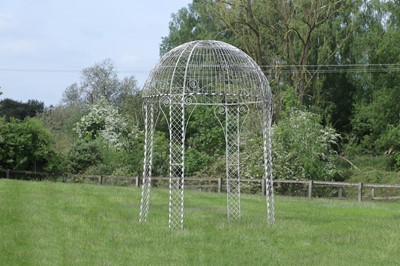 Lot 673 - A wrought-iron garden pagoda