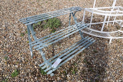 Lot 455 - Three painted iron plant stands