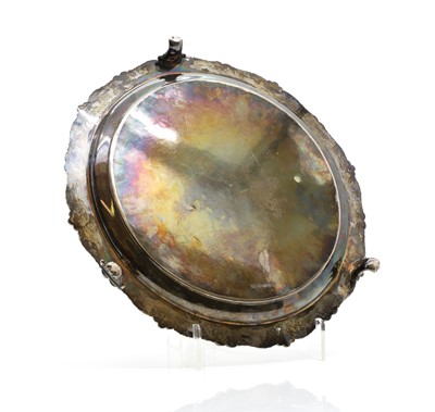 Lot 7 - A large George III silver salver