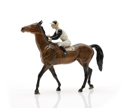 Lot 184 - A Beswick pottery racehorse and jockey