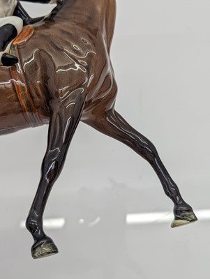 Lot 184 - A Beswick pottery racehorse and jockey