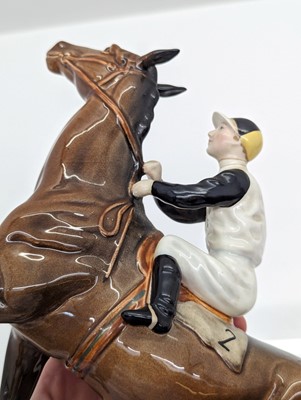 Lot 184 - A Beswick pottery racehorse and jockey