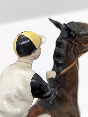 Lot 184 - A Beswick pottery racehorse and jockey