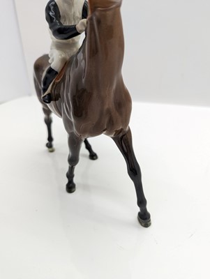 Lot 184 - A Beswick pottery racehorse and jockey