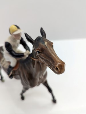 Lot 184 - A Beswick pottery racehorse and jockey