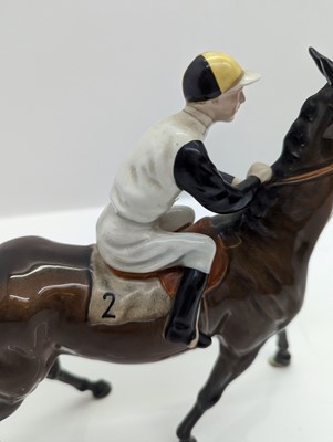 Lot 184 - A Beswick pottery racehorse and jockey