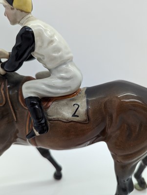 Lot 184 - A Beswick pottery racehorse and jockey