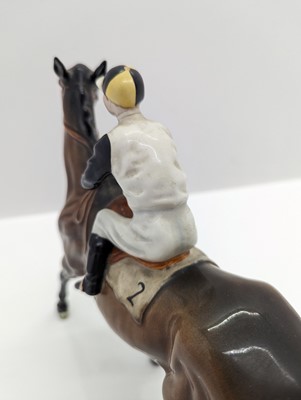 Lot 184 - A Beswick pottery racehorse and jockey