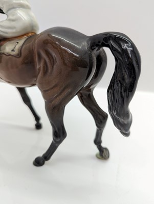 Lot 184 - A Beswick pottery racehorse and jockey