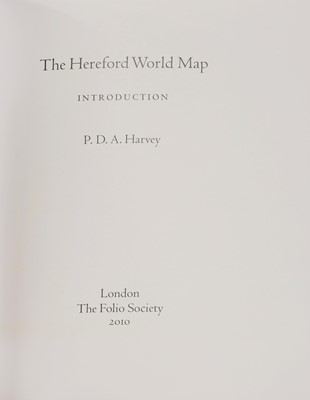 Lot 50 - MAPPA MUNDI: The Hereford World Map