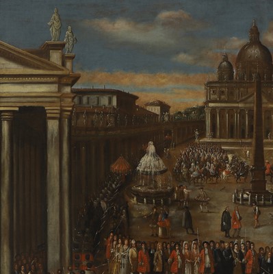 Lot 56 - Attributed to Alessandro Piazza (Italian, 1652/65-1727)