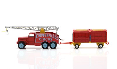 Lot 326 - A Corgi Gift Set No.12 Chipperfield's Circus  crane truck and cage