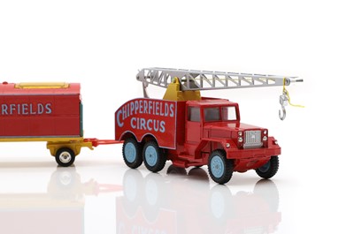 Lot 326 - A Corgi Gift Set No.12 Chipperfield's Circus  crane truck and cage