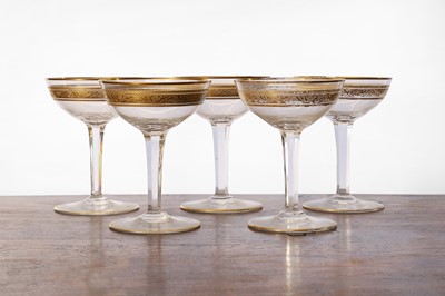 Lot 151 - A Baccarat 'Colorado' part glass suite