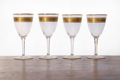 Lot 151 - A Baccarat 'Colorado' part glass suite